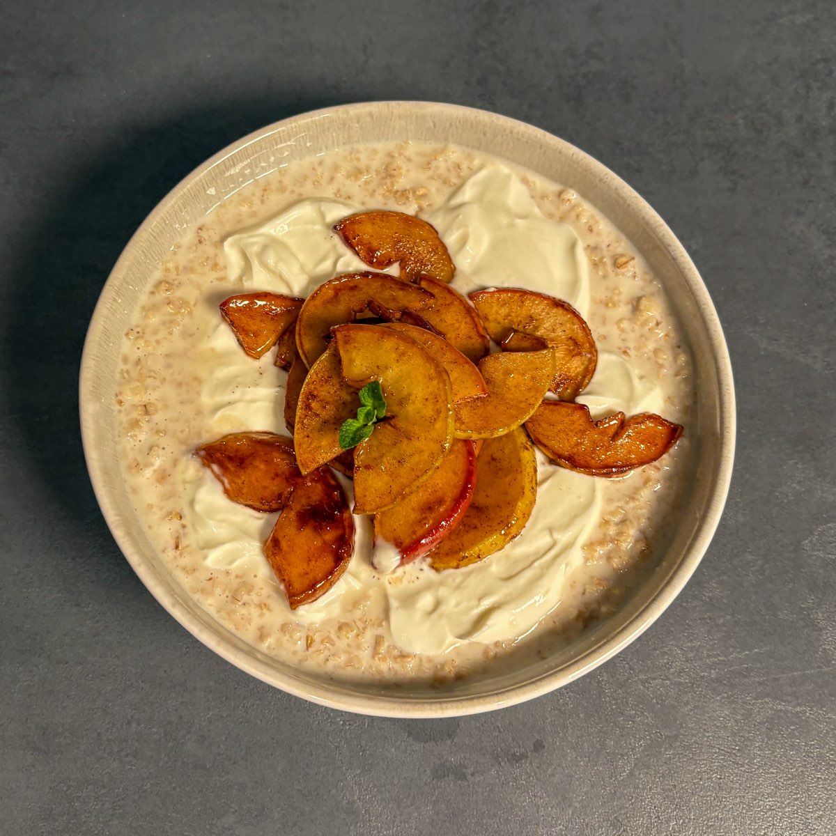 Apfelkuchen Porridge
