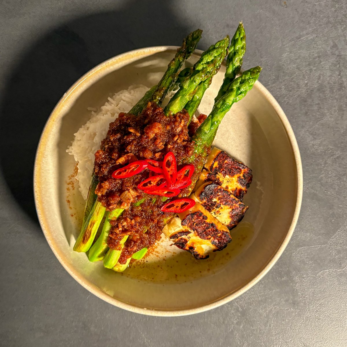 Miso-Butter Spargel